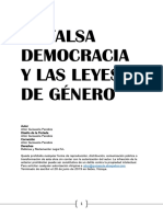 Uacld. LA FALSA DEMOCRACIA Y LAS LEYES DE GÉNERO