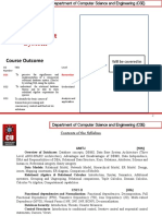 CSE Database Management System Course Outline