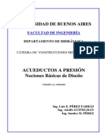 5. Acueductos a Presión - Construcciones Hidráulicas