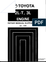 Toyota 2L-T and 3L - Engine Repair Manual