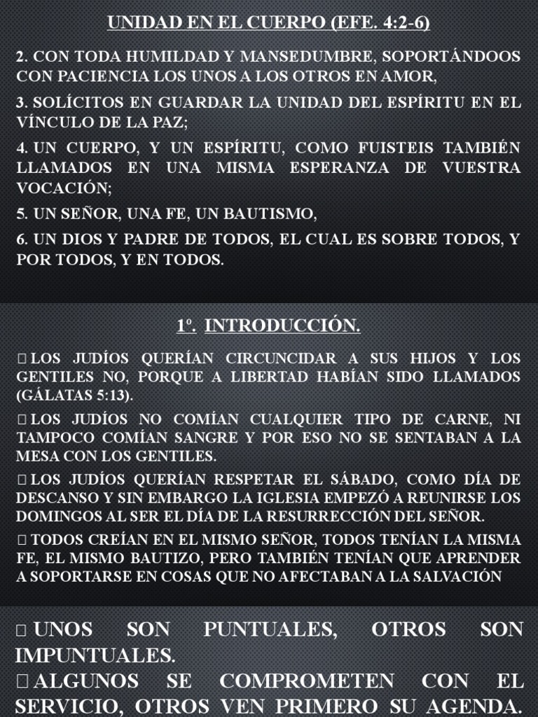 Unidad en El Cuerpo | PDF | Salvación | Cristo (título)