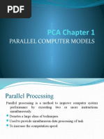 Parallel Computer Models: PCA Chapter 1