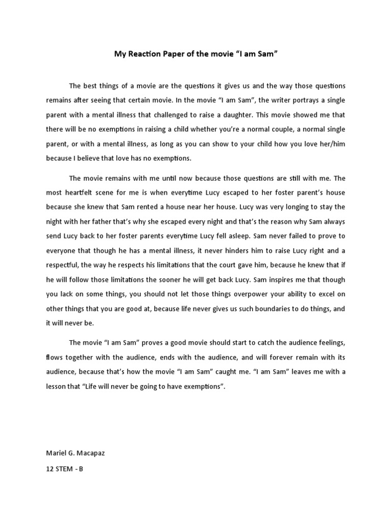 How to start a reaction essay image