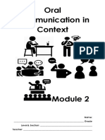 Oral Communication Module 2 2021 2022 1