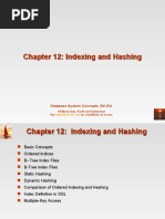 Chapter 12: Indexing and Hashing