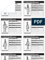 Mothership, The Drain. Blank Character Sheets.