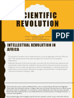 Scientific Revolution: Science Technology and Society Activity No.3 Bshm1A Castillo, Aldrianajoy