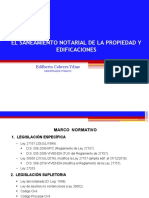 TEMA 2 - Saneamiento Notarial de La Propiedad y Edificación AGOSTO 2019