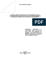 DESENVOLVIMENTO DE MANUAL DE PROCEDIMENTOS PARA O MACROPROCESSO SANIDADE VEGETAL DAS SUPERINTENDÊNCIAS FEDERAIS DE AGRICULTURA, PECUÁRIA E ABASTECIMENTO