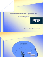 Dimensionamento DE ENFERMAGEM