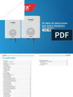 PV Solar On Grid Inverter: User Manual