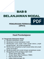 Bab 8 - Belanjawan Modal