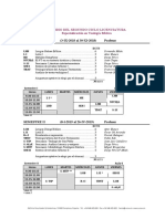 HORARIO Teologia Licenciatura 18-19