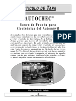 Autochec Banco de Prueba para Electrónica del Automóvil