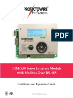 PIM-530 Series Interface Module With Modbus Over RS-485: Installation and Operation Guide