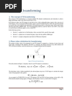 Beamforming in LRPD