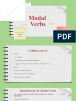 Modal Verbs: Here Starts The Lesson!