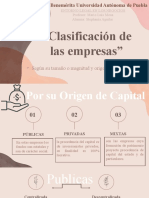 Clasificación de Las Empresas