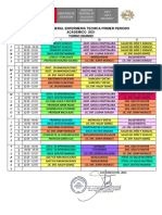 Horario General 2021 Marzo