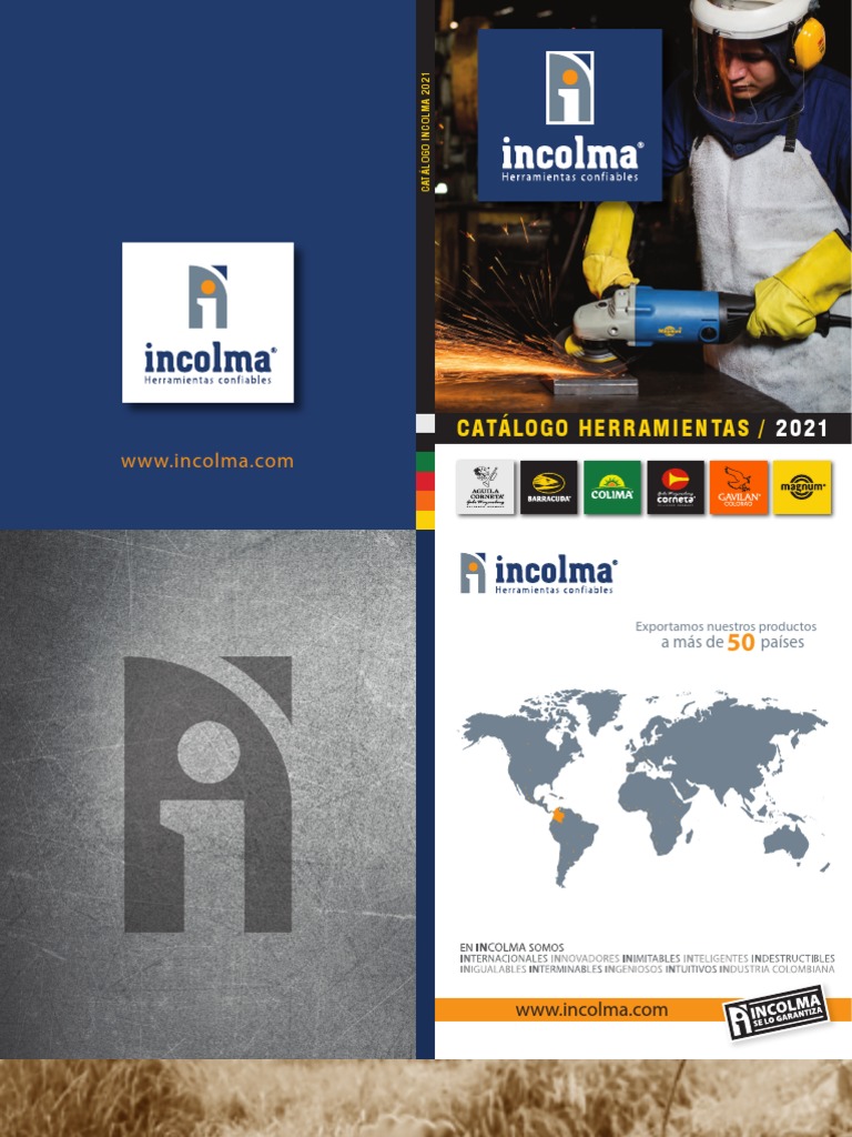 Catálogo Incolma 2021: Herramientas y Machetes | PDF | Herramientas ...