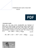 Korosi Pada Media/larutan Asam, Basa Dan Netral