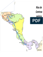 Ríos de Centroamérica Mapa