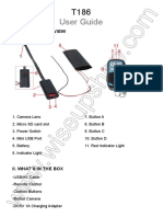 T186 Mini Spy Camera Clothes Button User Manual 