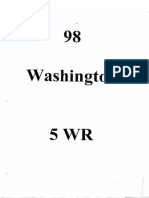1998 Washington 5WR Offense