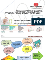 Improving Quality & Efficiency for Mid Segment Paper Mills