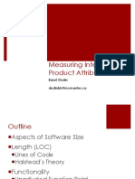 Measuring Internal Product Attributes: Size: Basel Dudin Dudinbk@mcmaster - Ca