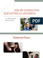 Promoción de Conductas Que Eviten La Violencia