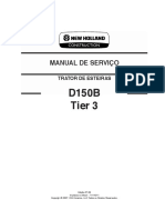 Trator D150B_T3 Manual de Serviço