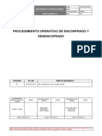 Cal-Mon-Pro-009 Procedimiento de Encofrado y Desencofrado