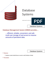 Database Systems: Originally Prepared by Jennifer Widom
