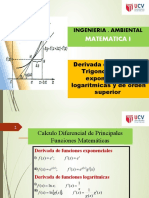 S02 - Derivadas de Funciones Trig - Log - Expo y Superior