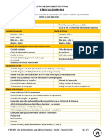 F BR 009 Lista de Documentos - Rev006