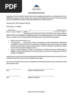 Commercial Driver Abstract Consent Form