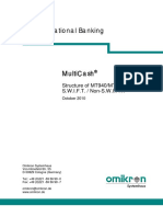 International Banking: Structure of MT940/MT942 Records S.W.I.F.T. / Non-S.W.I.F.T