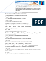 Encuesta Sobre El Impacto de La Contaminación Acústica en La Delegación de La Policía Nacional