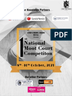 1st National Moot Court Competition Brochure