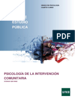 Guia Psicología de La Intervención Comunitaria 2021-22