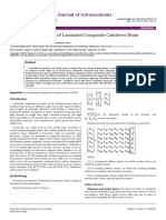 Finite Element Analysis of Laminated Composite Cantilever Beam 0976 4860 1000172