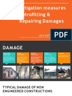 Earthquake Mitigation Measures Retrofitting & Repairing Damages