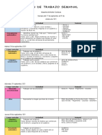 Plan semana 27 de septiembre al 01 de octubre de 2021, maestra michelle