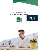 Resumen de Contenidos - Módulo 1 - Excel Avanzado - v2