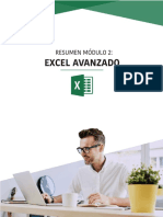 Resumen de contenidos - Módulo 2 - Excel Avanzado_v2