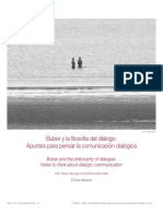 Buber y La Filosofía Del Diálogo - Apuntes Para Pensar La Comunicación Dialógica