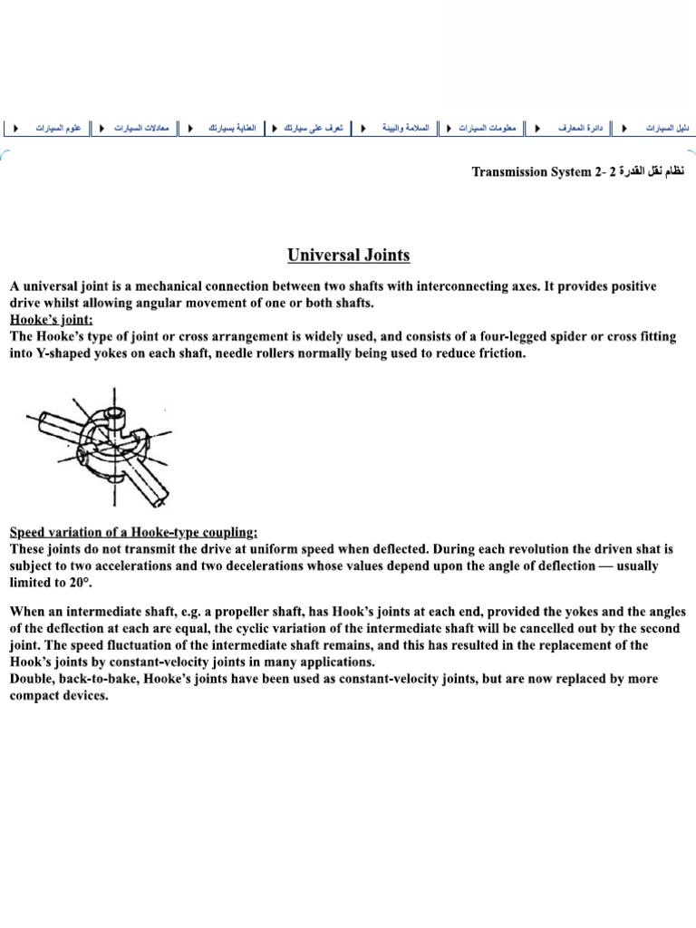 Universal Joints PDF