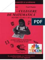 Caiet Culegere de Matematica Clasa 2