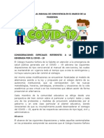 Captulo Anexo A Manual de Convivencia - Contingencia COVID 19